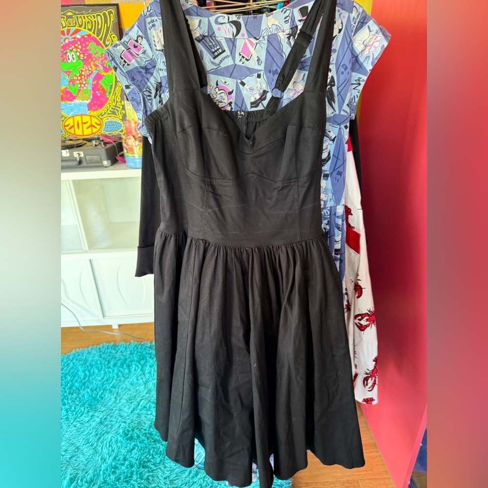 Deadly Dames Black Sleeveless Dress